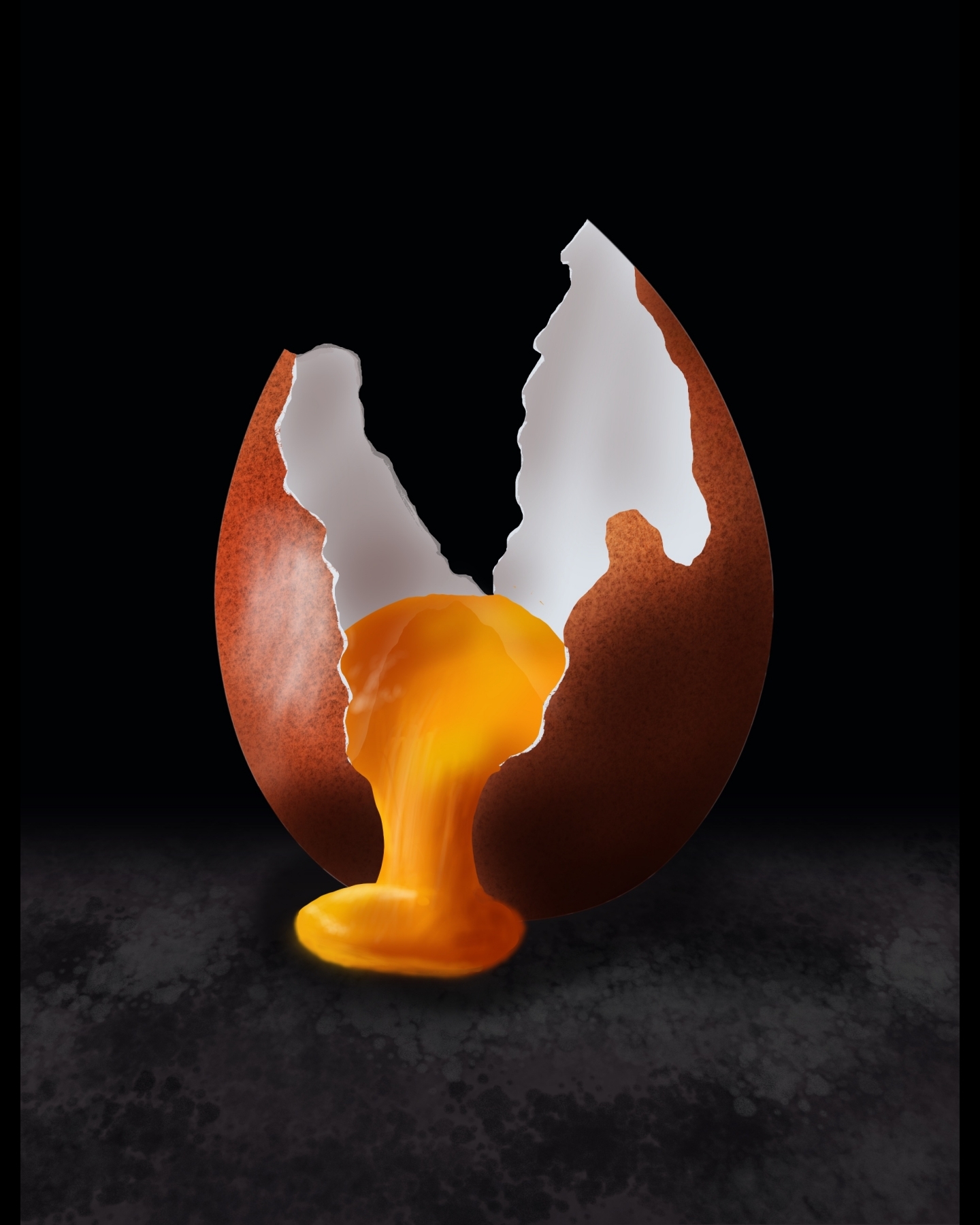 An egg painted in Procreate on an ipad with the guidance of a tutorial by Flo
#procreate #flo #floortjesart